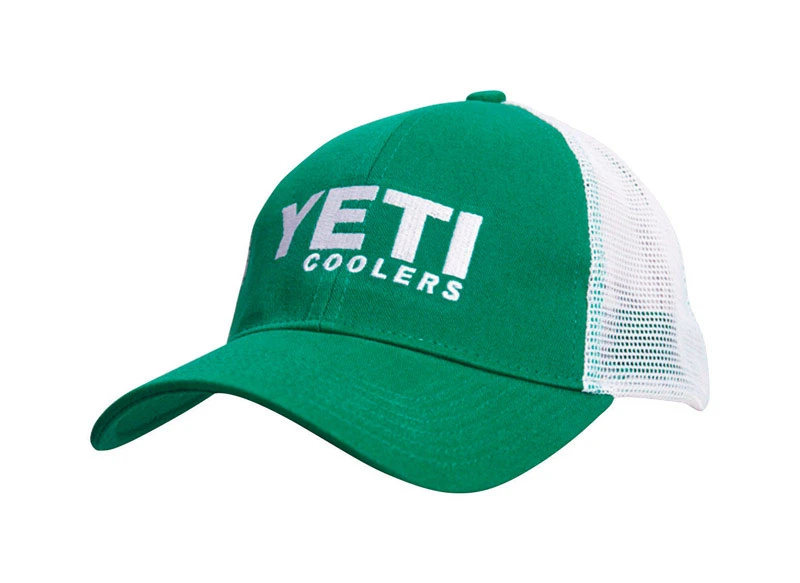 YETI TRUCKER HAT KELLY GREEN