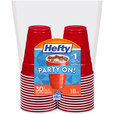 30 Count 18 Ounce Ez Grip Disposable Cups - Perfect For Parties And Events