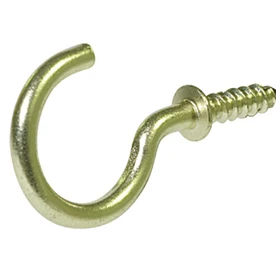 The Hillman Group 5-Pack Brass Cup Hooks