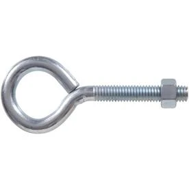 25-count #10 - 24 X 1-1/2 Zinc-plated Plain Eye Bolts With Hex Nuts