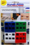 Construction Shims, Assorted Colors And Sizes, 40 Pieces