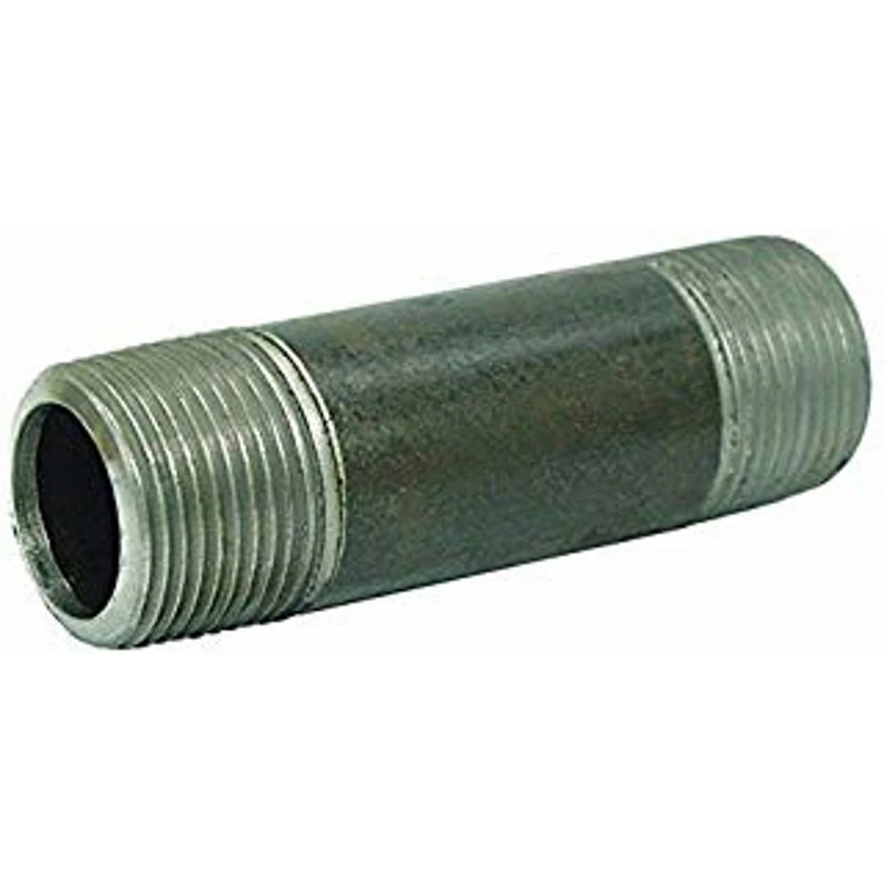 1/2 Inch Galvanized Steel Nipple - Durable Water Application Fitting