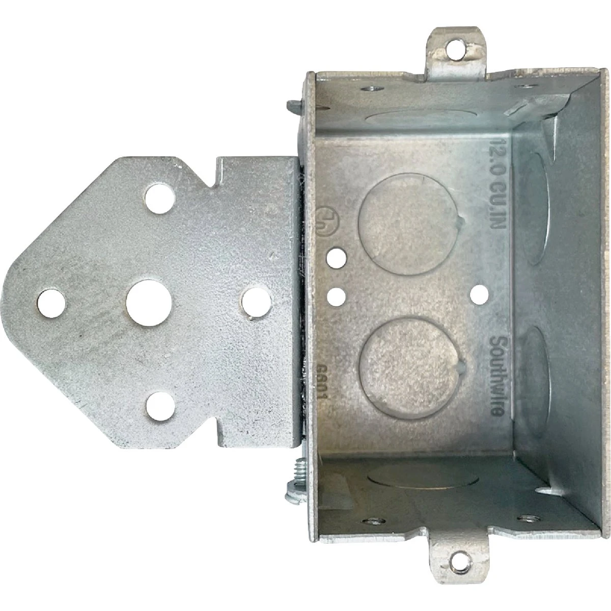 1-gang Steel Welded Electrical Wall Box, Model G601-b-upc