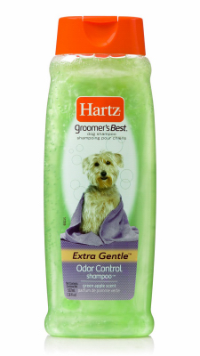 Odor Control Dog Shampoo with Green Apple Scent, 18 Ounce Bottle