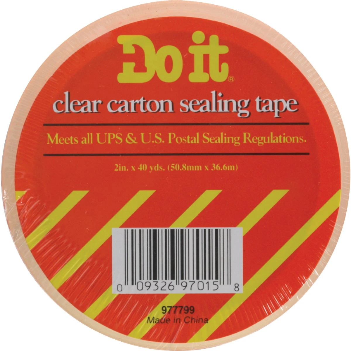 1.88" X 54.6 Yd. Clear Sealing Tape - Weather-resistant Packaging Solution