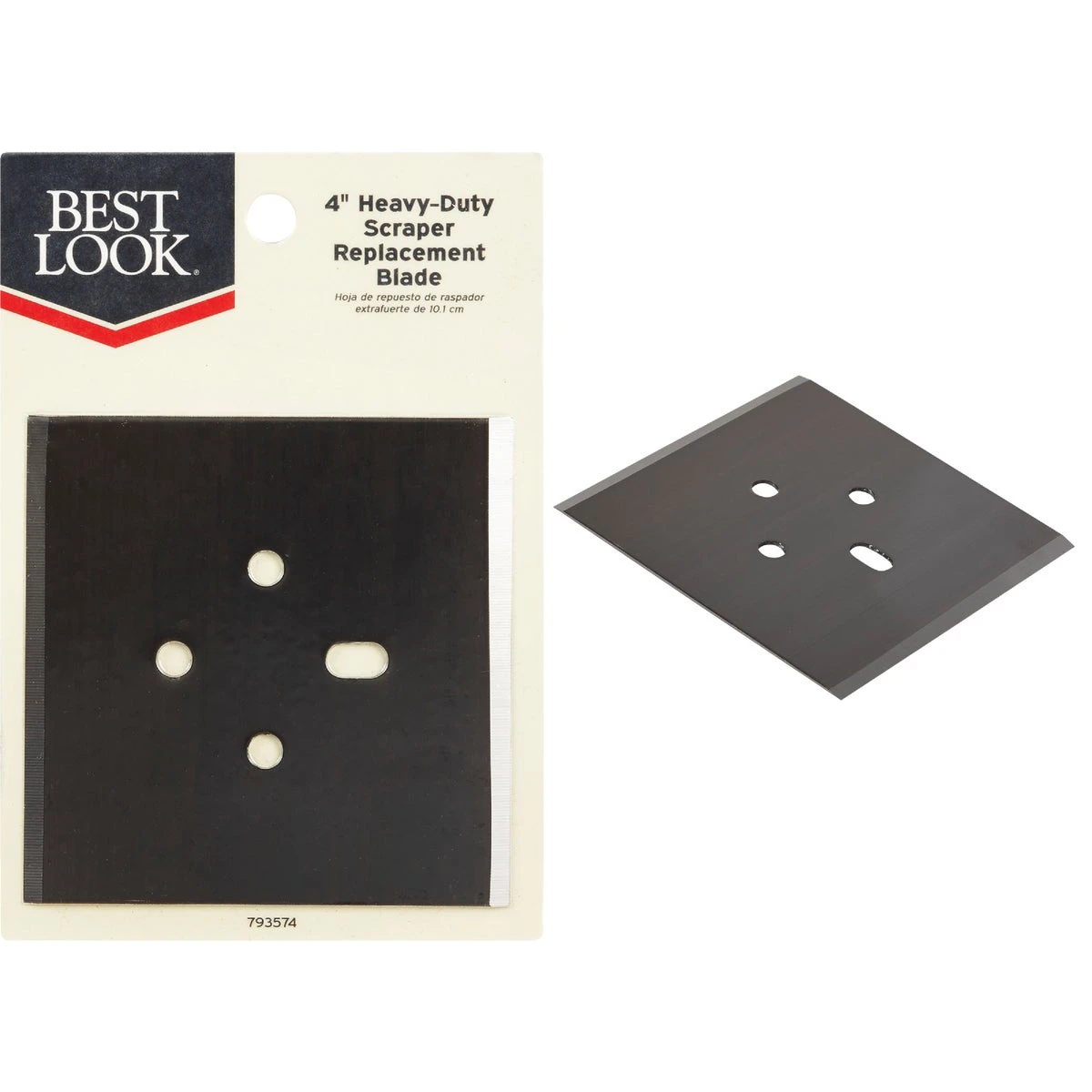 4 Inch Carbon Steel Replacement Scraper Blade - Model 793574