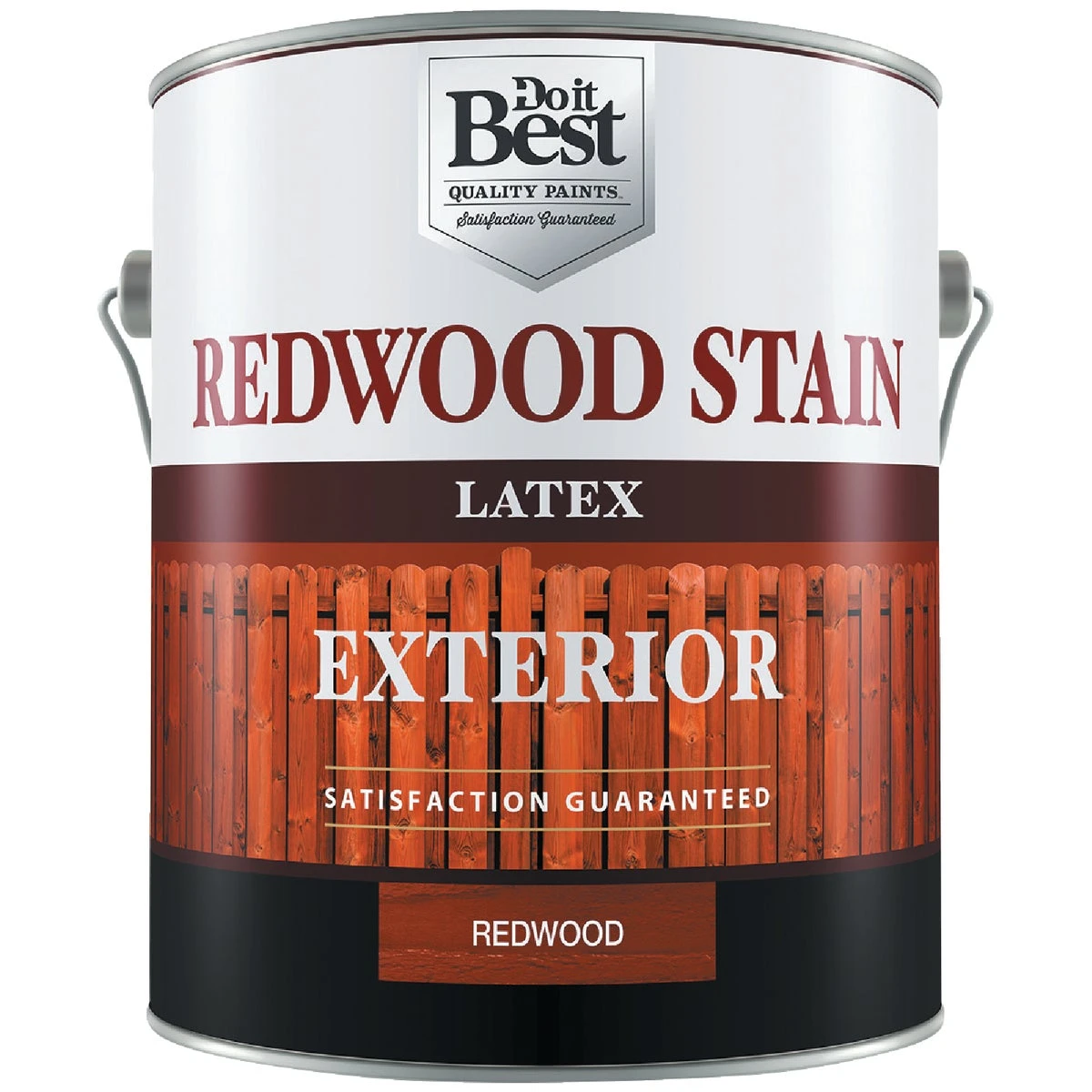 Exterior Stain, Redwood Color, 1 Gallon Container
