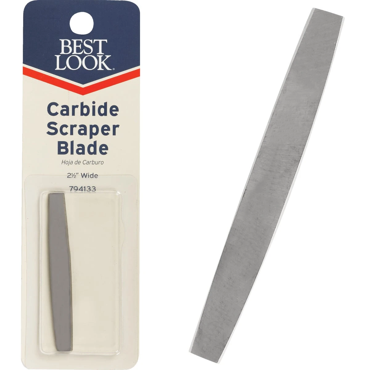 2-1/2 Inch Double Edge Carbide Replacement Scraper Blade - Model Cb25-dib