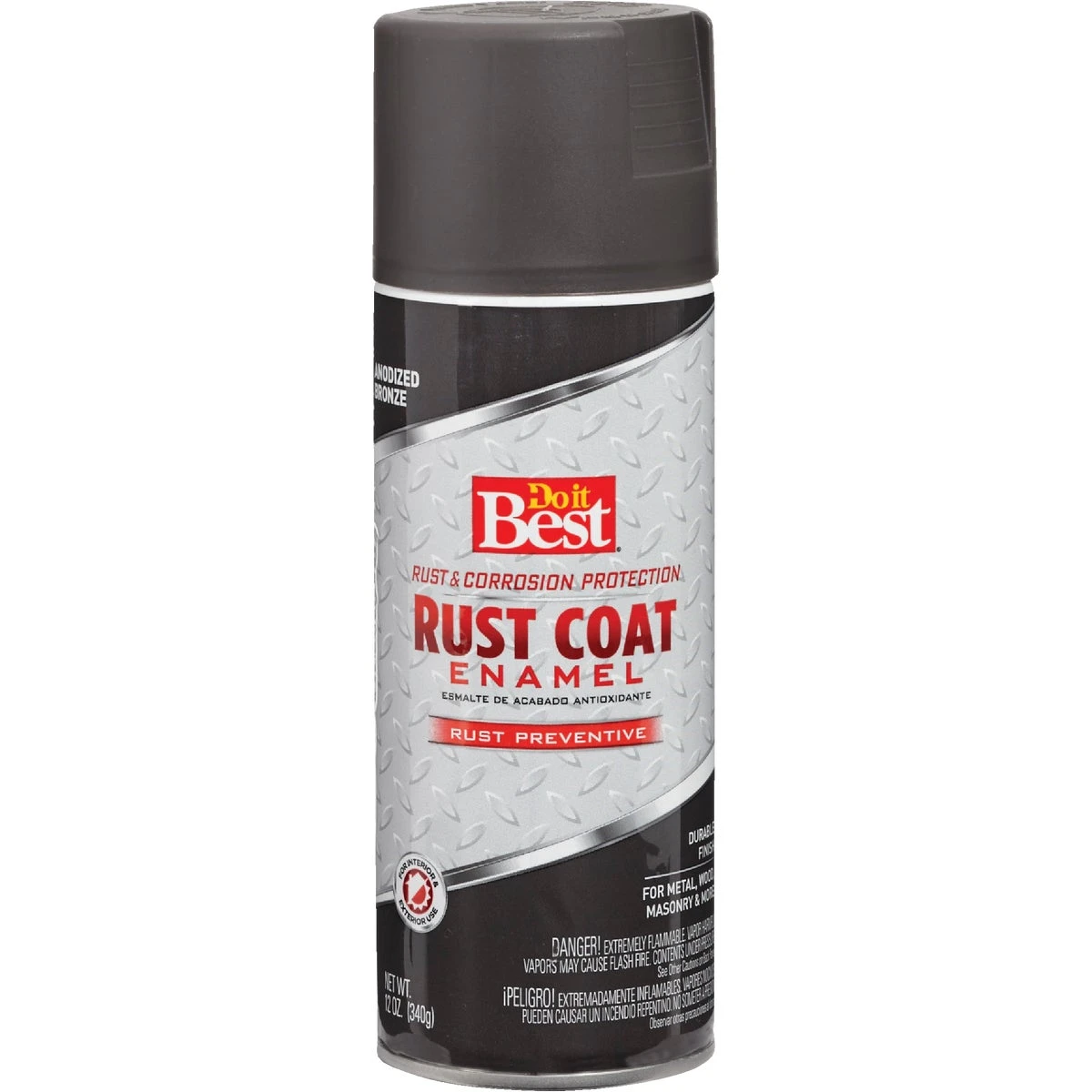 Rust Coat Gloss Anodized Bronze 12 Oz. Anti-rust Spray Paint