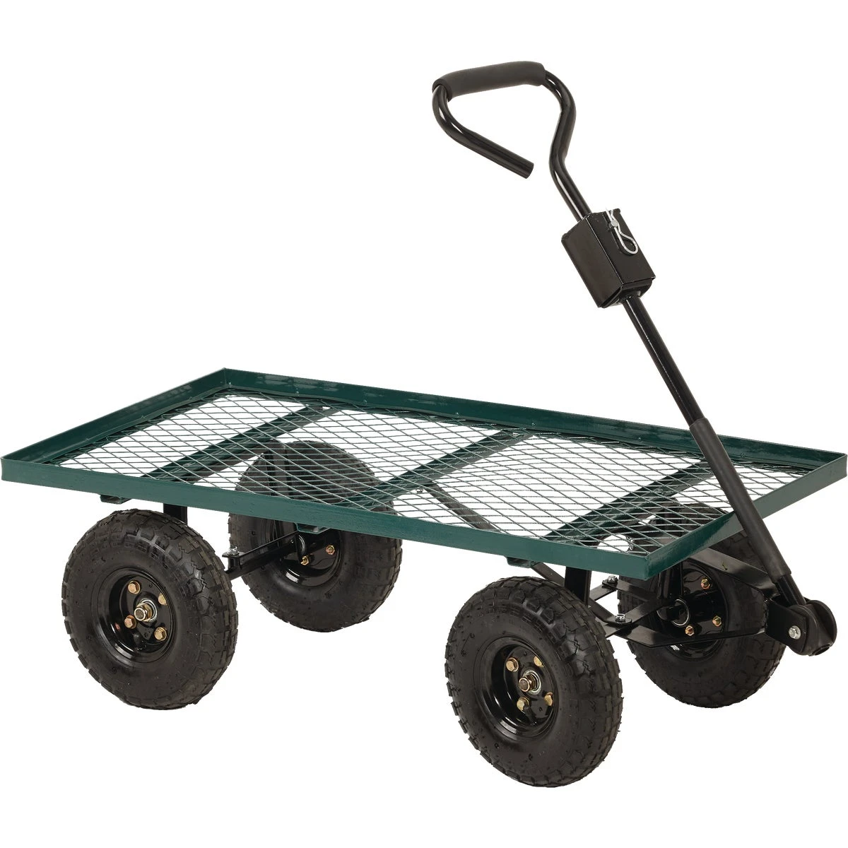 500 Pound Steel Garden Cart With 10 Inch Pneumatic Wheels