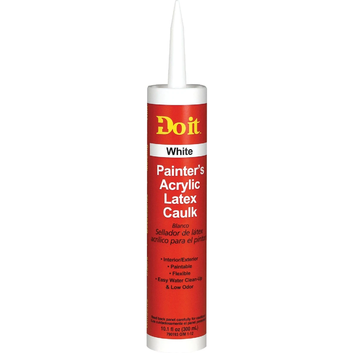 10.1 Oz. White Painter's Acrylic Latex Caulk For Interior & Exterior Use