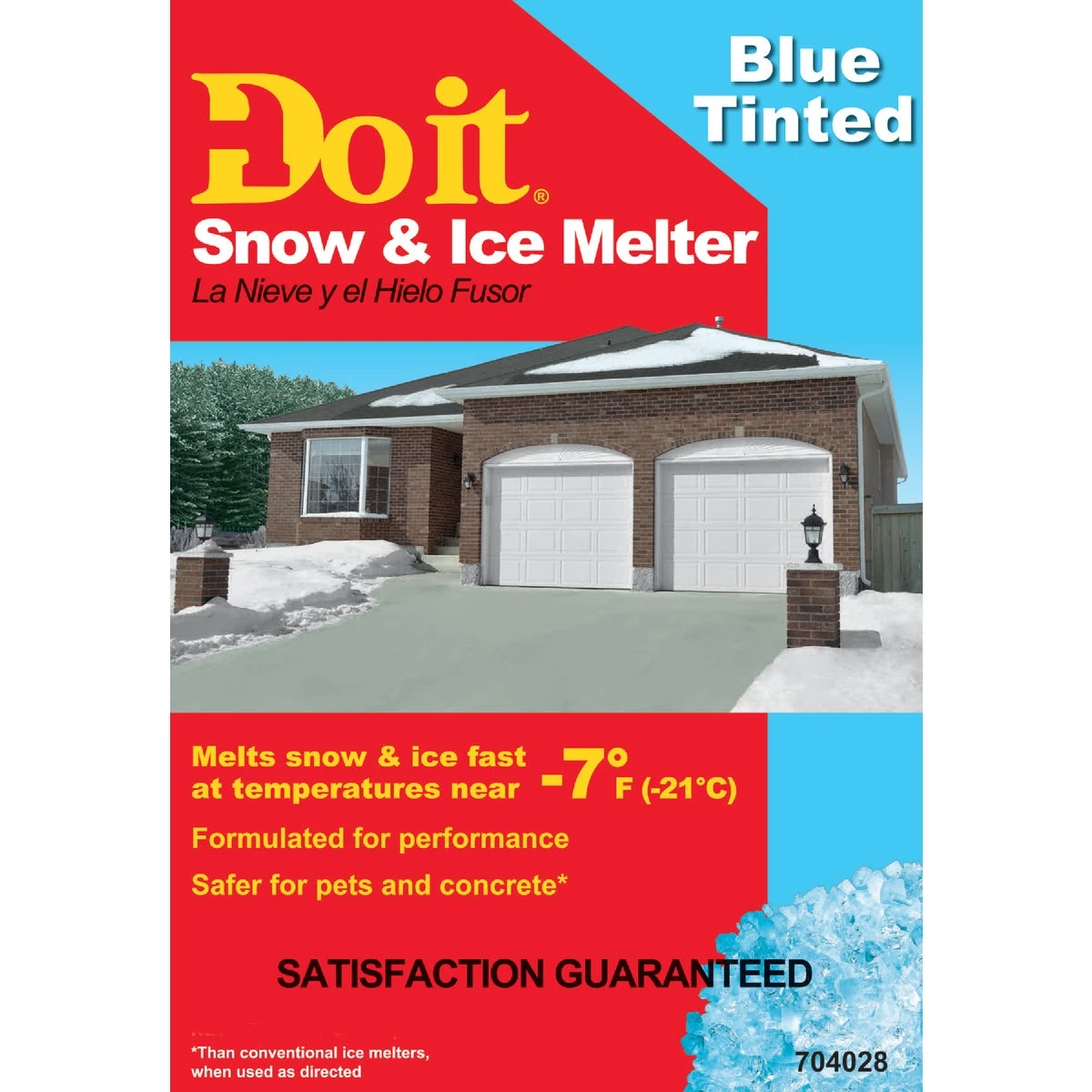 20 Lb. Blue Ice Melt Pellets For Effective De-icing
