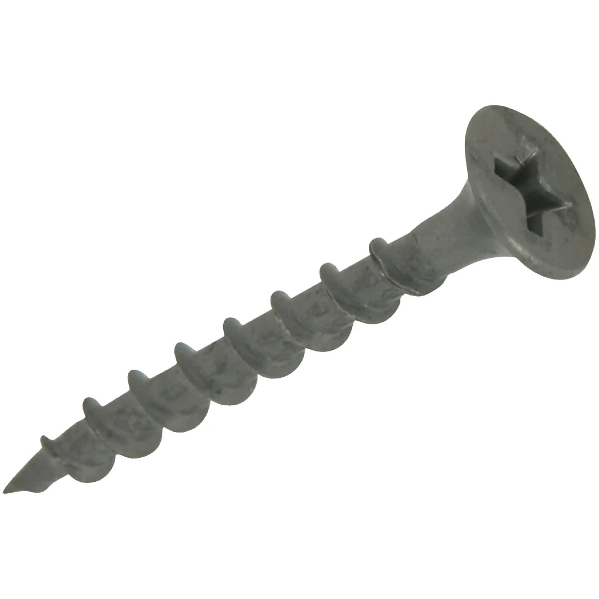 #6 X 1 Inch Coarse Thread Gray Phosphate Drywall Screw - Hardened Steel