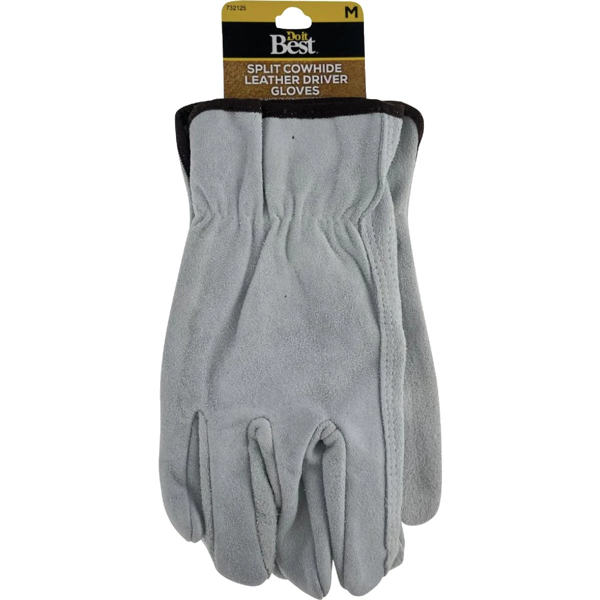 Men's XL Brushed Suede Leather Work Glove — Durable, Comfortable