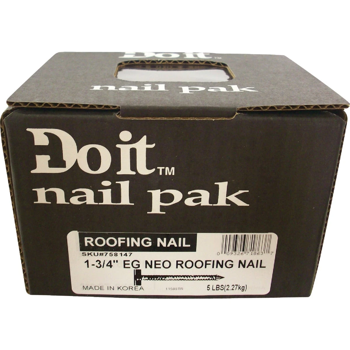 1-3/4 In. Hot Galvanized Roofing Nails With Neoprene Washers - 107 Count
