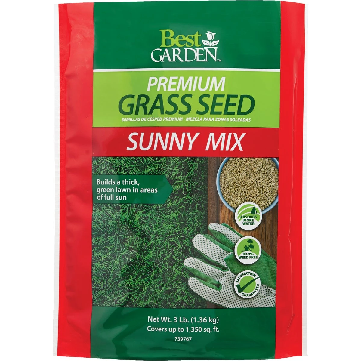 3 Lb. Full Sun Grass Seed For 900 Sq. Ft. Coverage