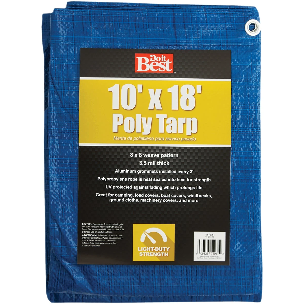 TARP,BLUE 10X18AP