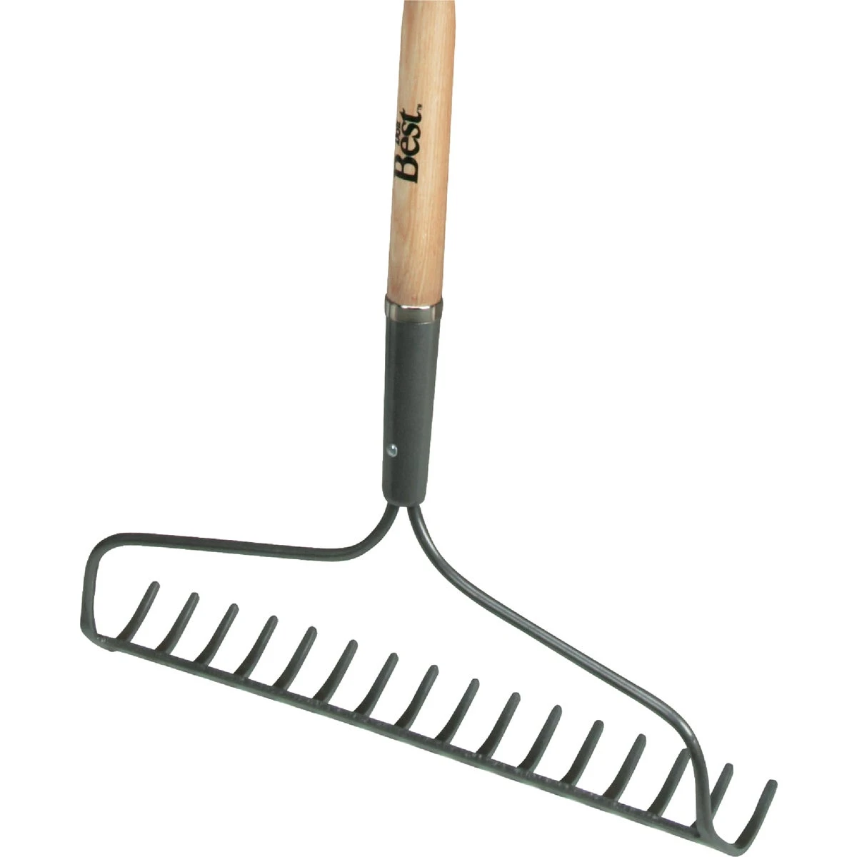 GARDEN RAKE 16.25" WOOD HANDLE