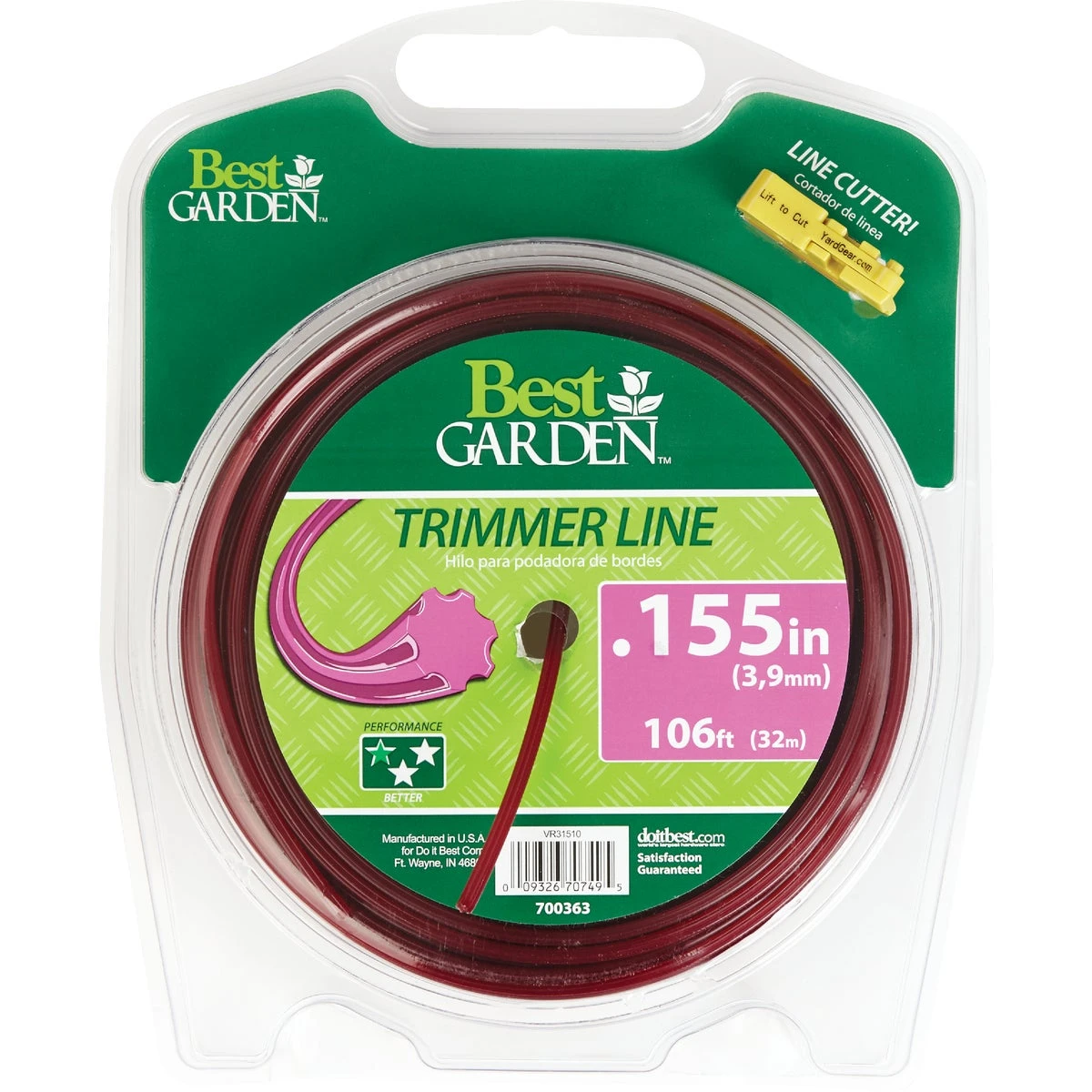 BEST GARDEN TRIM LINE .155" 106'