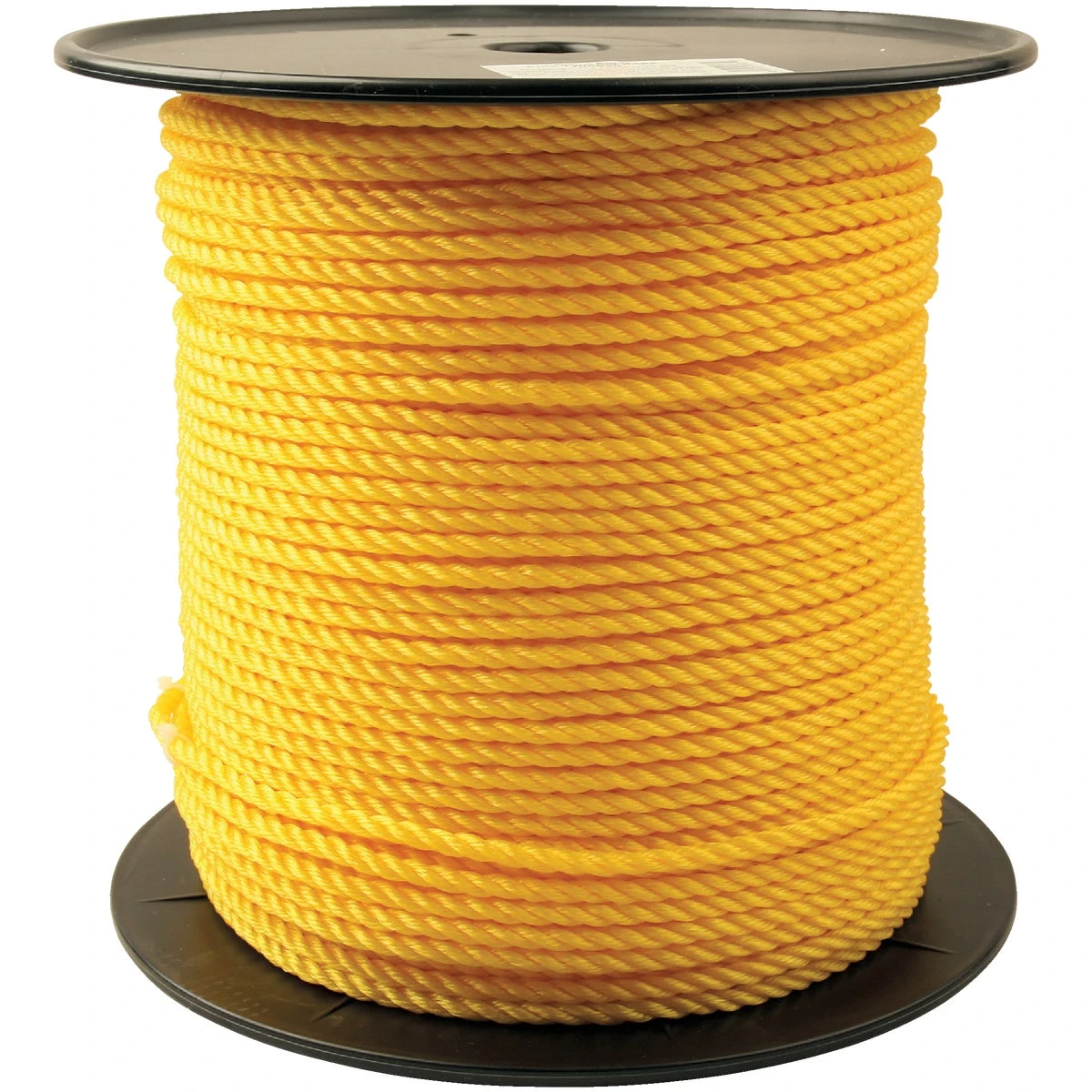 1/4 In. X 600 Ft. Yellow Twisted Polypropylene Rope - Marine Quality
