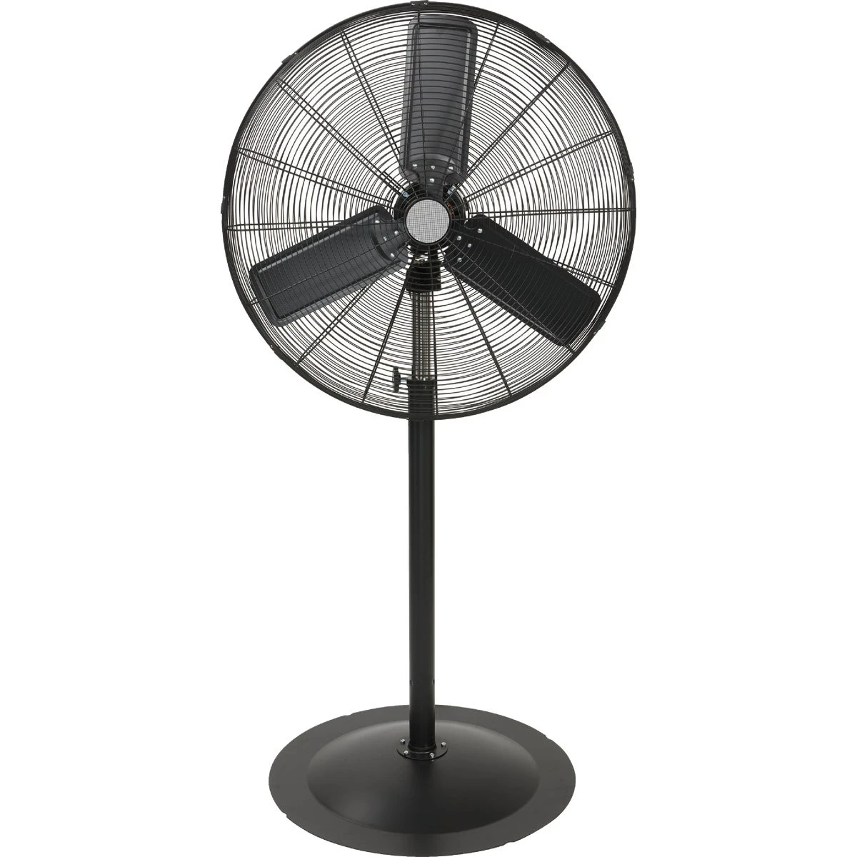 30 Inch 2-speed Oscillating Pedestal Fan, Adjustable Height 60 To 78 Inches