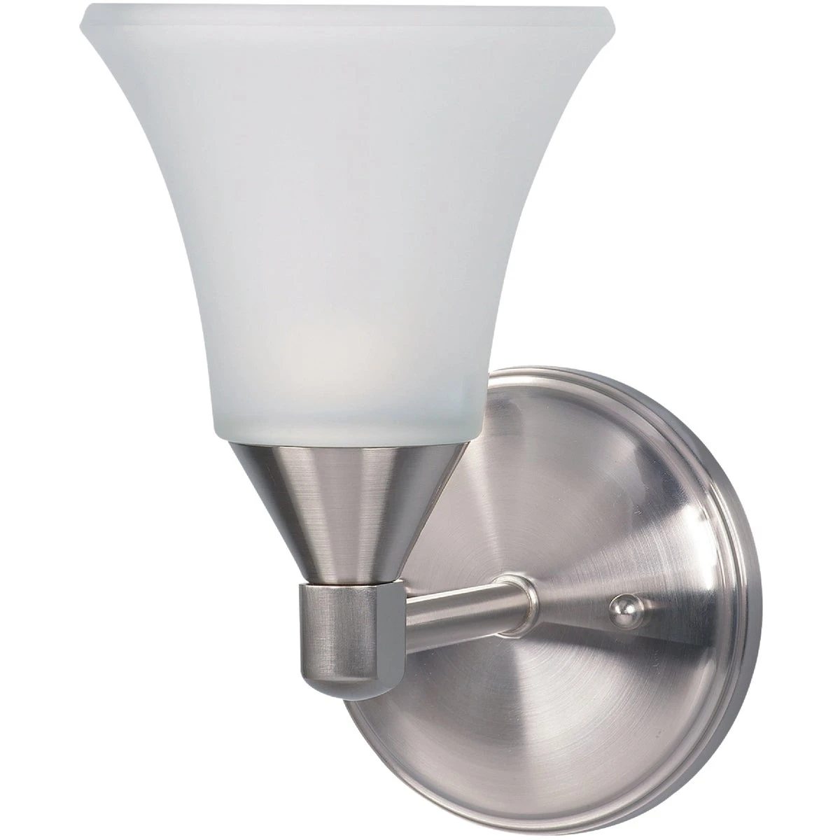 Grace 1-bulb Brushed Nickel Vanity Bath Light Bar - Elegant Design