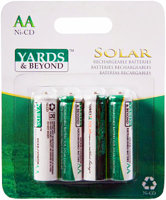 4PK AA NICD SOL BATTERY