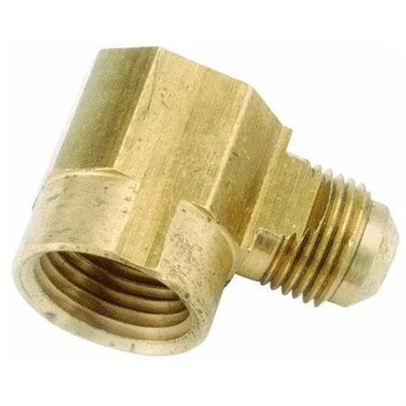 54050-0608 3/8 Inch Female Flare X 1/2 Inch Female Pipe Thread Brass Elbow