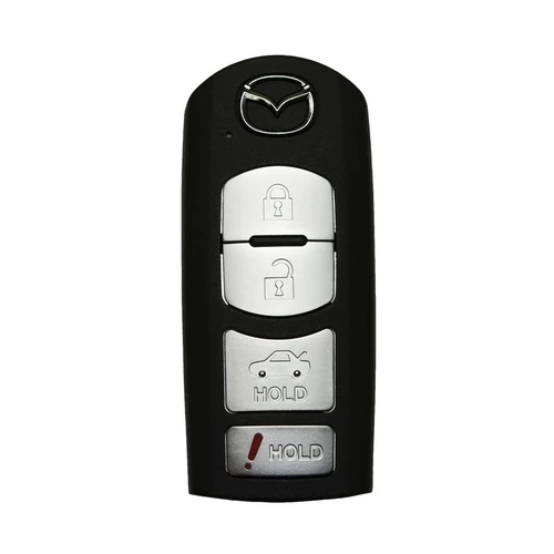 Replacement Full Function Transponder Remote Key For 2009-2013 Mazda 6 - Silver/black