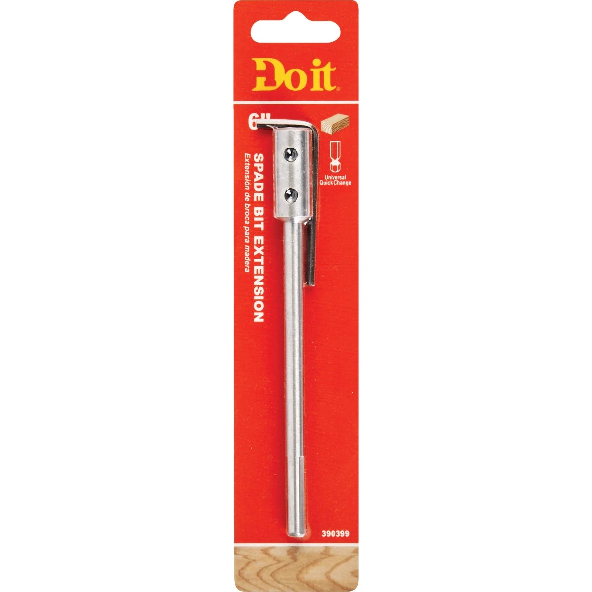 6 Inch X 1/4 Inch Spade Drill Bit Extension For Deep Holes