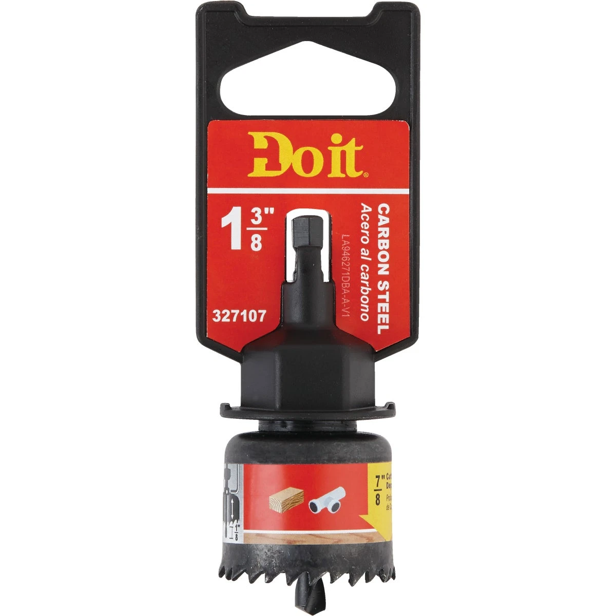 1-3/8 Inch Carbon Steel Hole Saw With Mandrel For Wood And Plastic