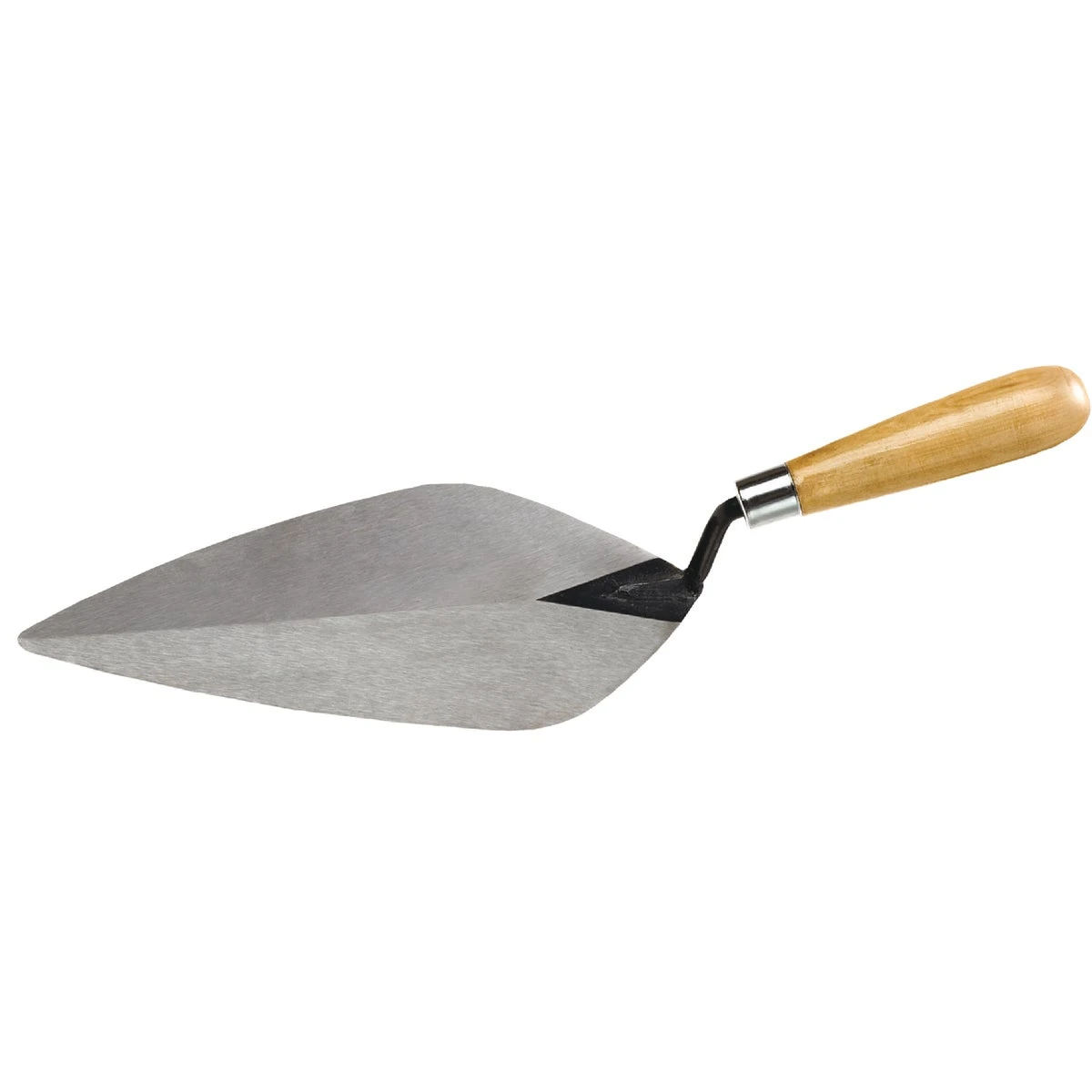 London 10 Inch Steel Brick Trowel With Wood Handle - Model 322396