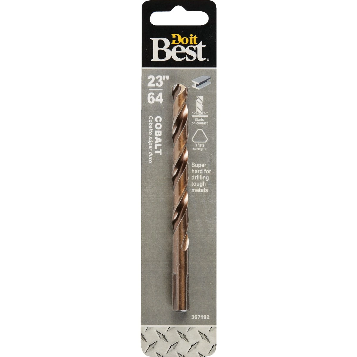 Cobalt Drill Bit 23/64 in for Stainless Steel & Titanium – Heavy-Duty Metalworking Tool