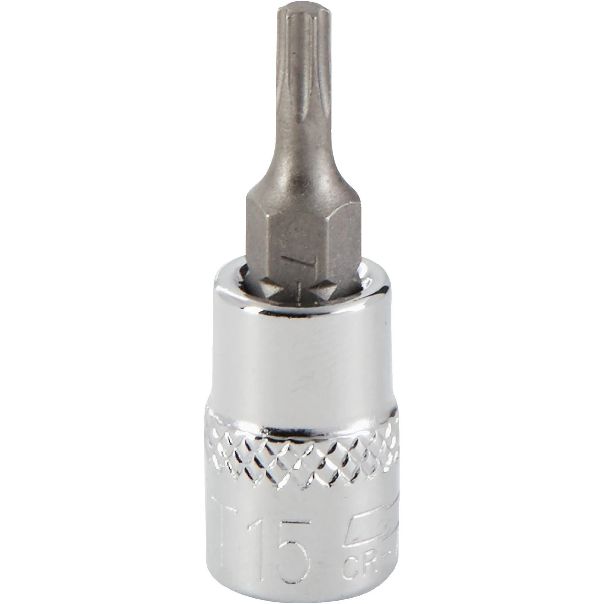 1/4 Inch Drive T15 6-point Torx Bit Socket - Chrome Vanadium Steel
