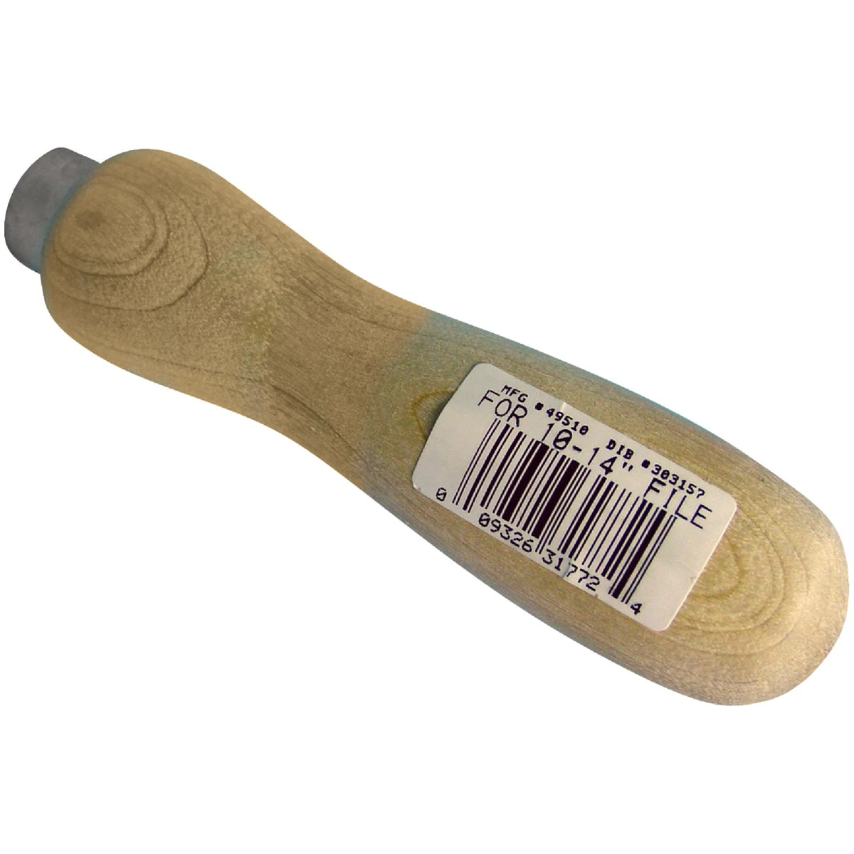 4 To 6 Inch Short Ferrule File Handle - Durable Wood With Metal Ferrule