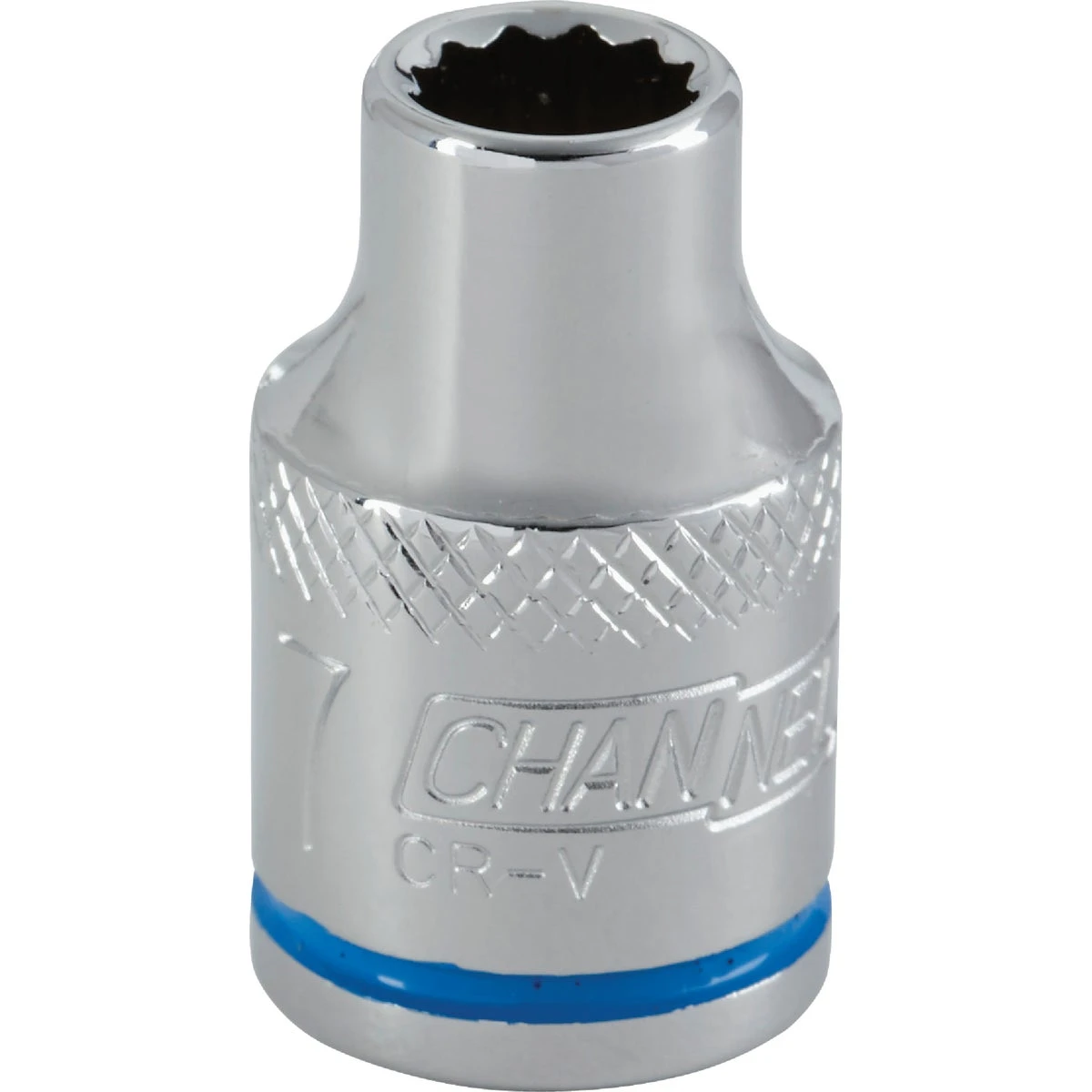 3/8 In. Drive 7 Mm 12-point Shallow Metric Socket - Chrome Vanadium Steel