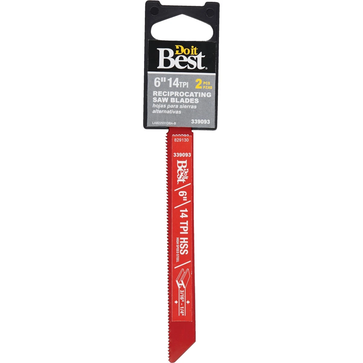Do it Best High Speed Steel 6 In. 14 TPI Metal Reciprocating Saw Blade (2-Pack)