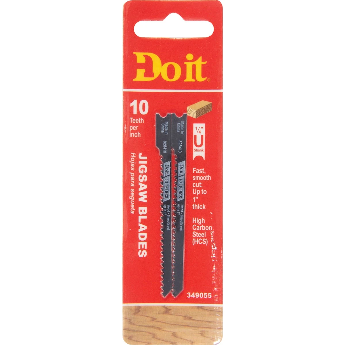 Do it Best U-Shank 3 In. x 10 TPI High Carbon Steel Jig Saw Blade, Wood up to 1 In. (2-Pack)