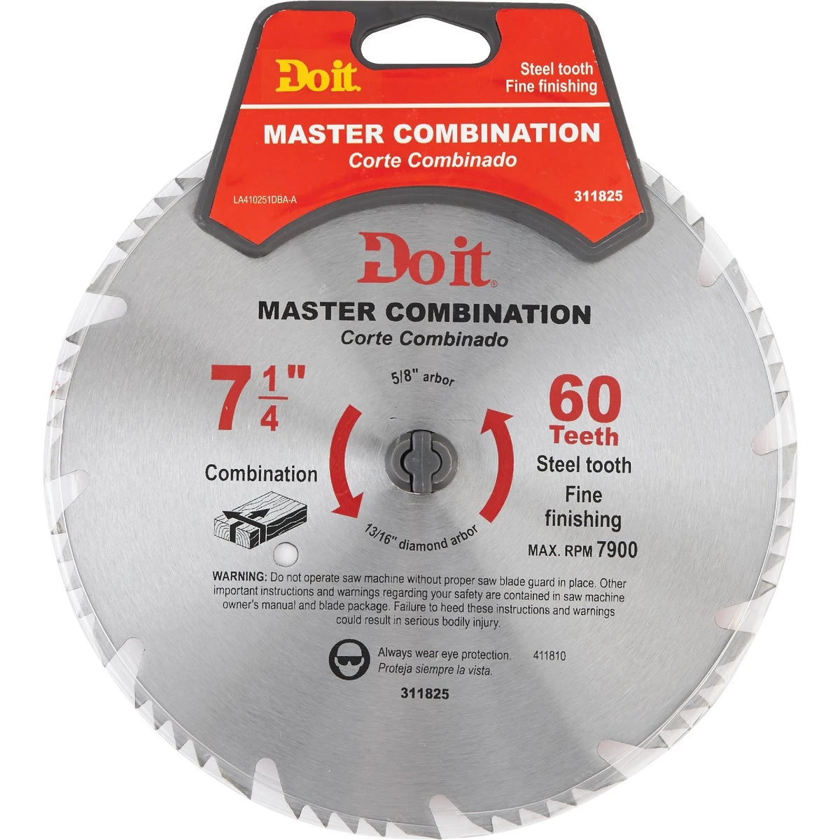7-1/4" COMBIN SAW BLADE