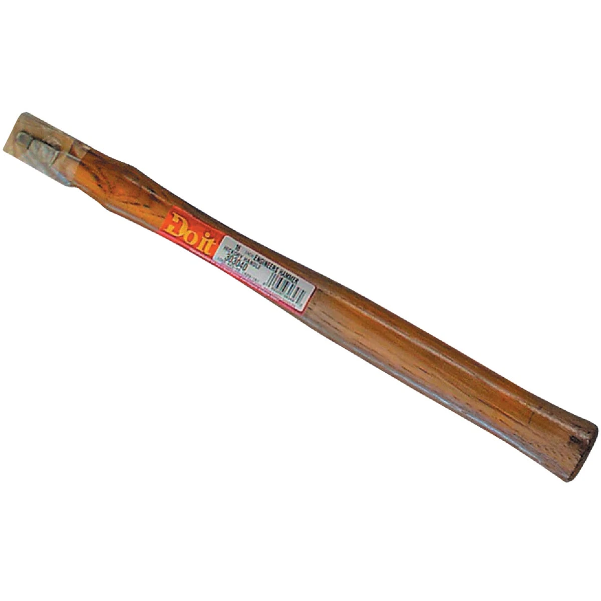 16 Inch Straight Hickory Engineer's Hammer Handle With Wood And Steel Wedges