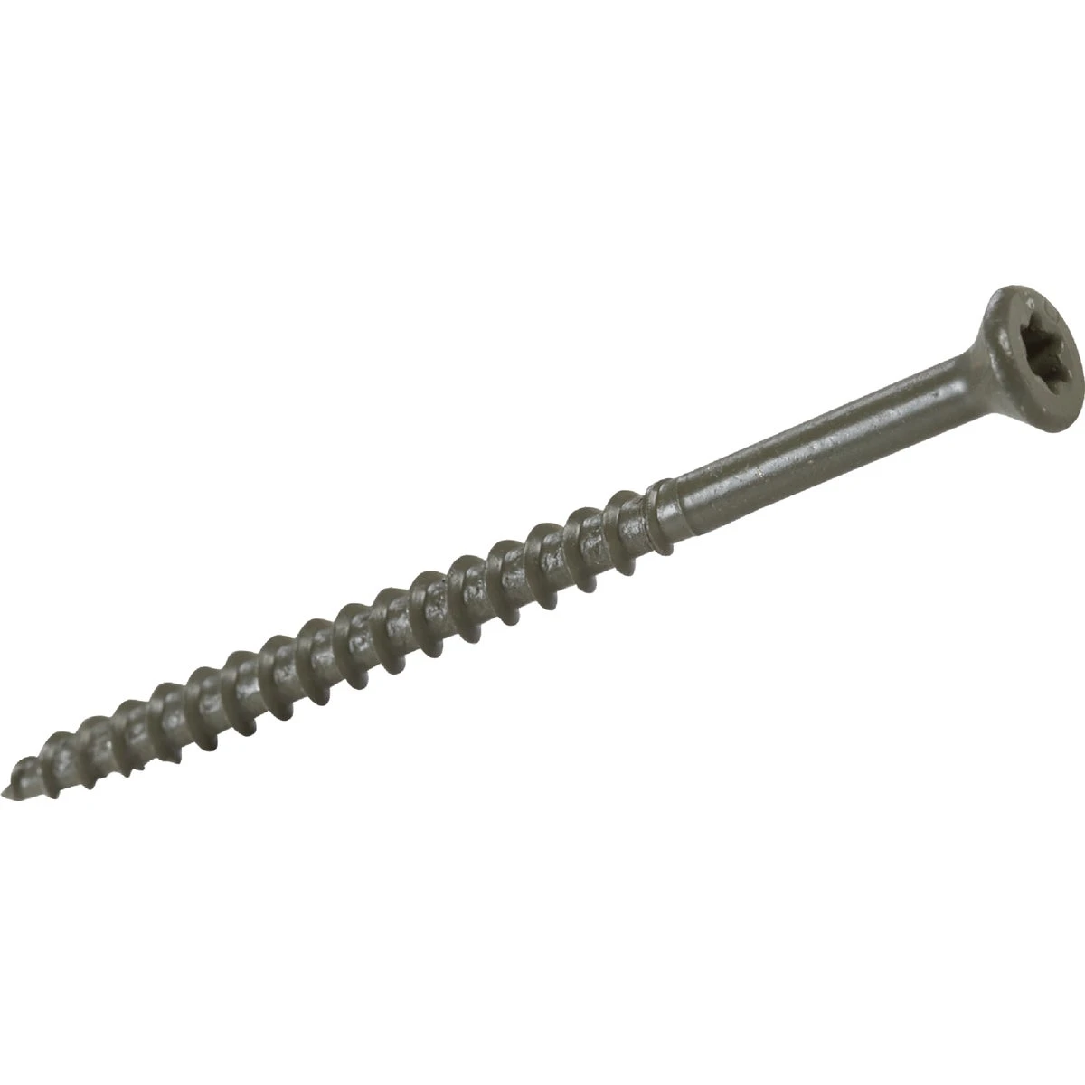 #9 X 3 In. Green Star Bugle-head Wood Deck Screw With Polymer Coating