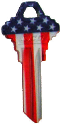 Schlage Lockset Flag Key Blank - Model Sc1-us Flag By Kaba Ilco