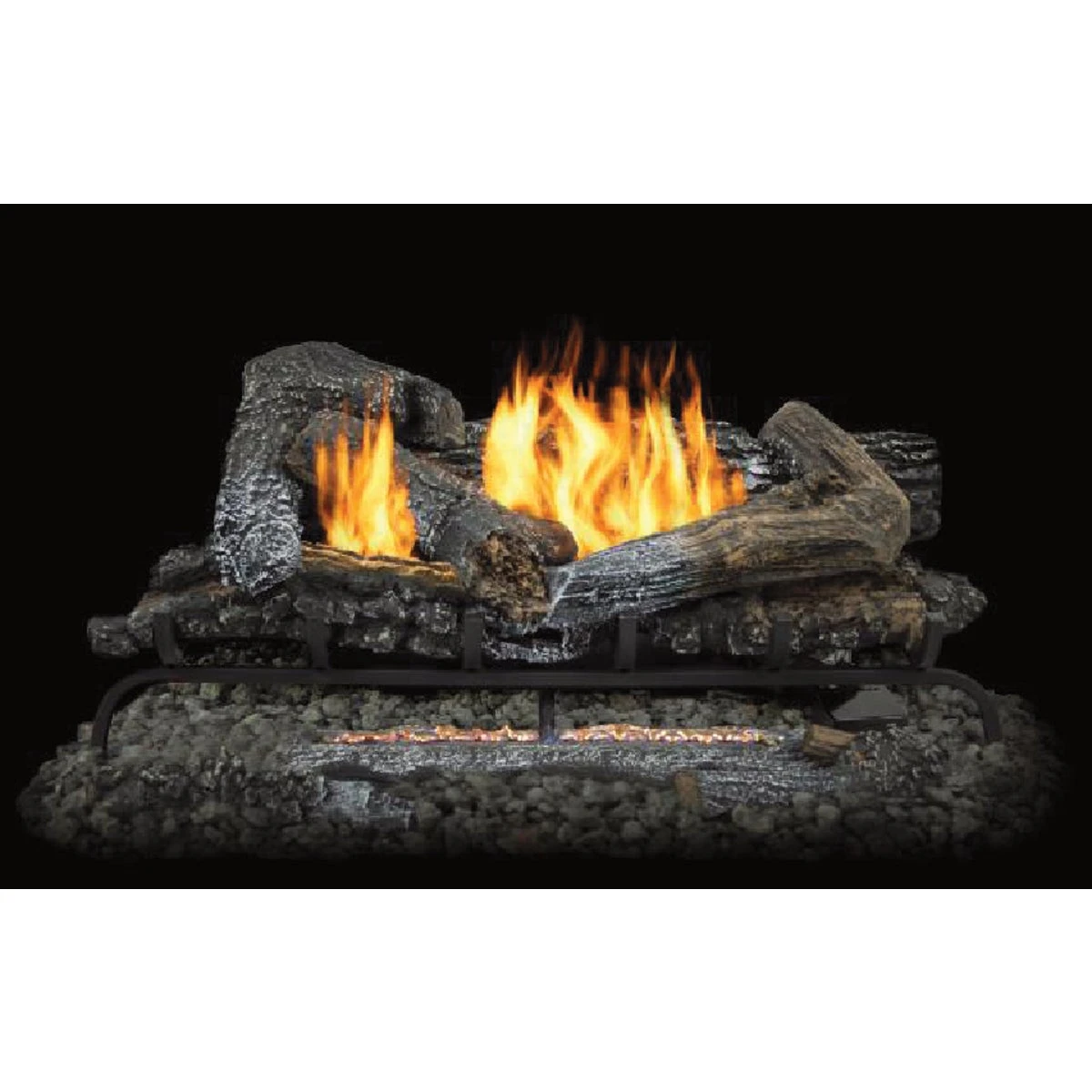 24 In. L 33,000 Btu Highland Vent-free Gas Logs With Remote Control