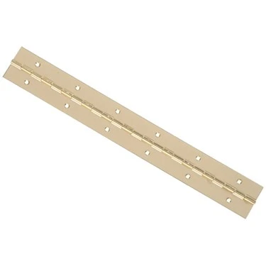 Hardware Essentials 851972 Continuous Pin 12" X 1-1/16" Brass Fasteners