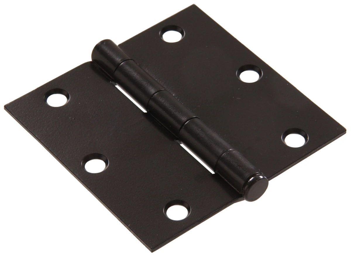 Removable Pin Residential Door Hinges, Black, 3 Inches - Model 852602