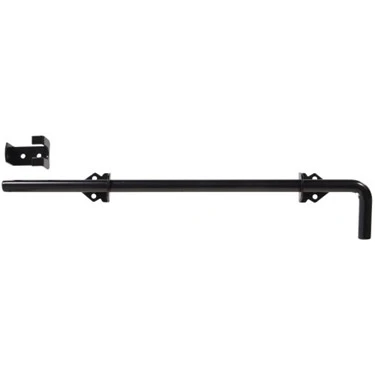 The Hillman GroupThe Hillman Group 851364 1/2 x 18  Cane Bolt - Adjustable Throw - Black Finish 1-Pack