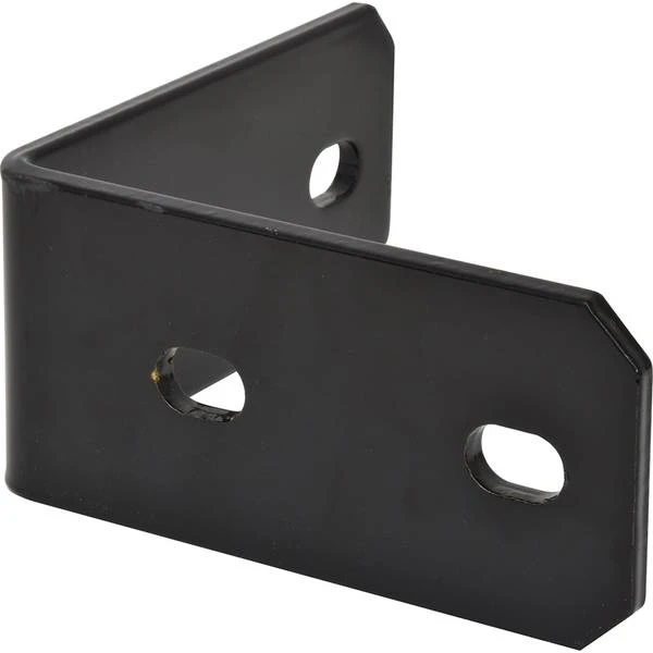 Black 6.2" X 3" X 1/8" Forged Heavy Duty Corner Brace