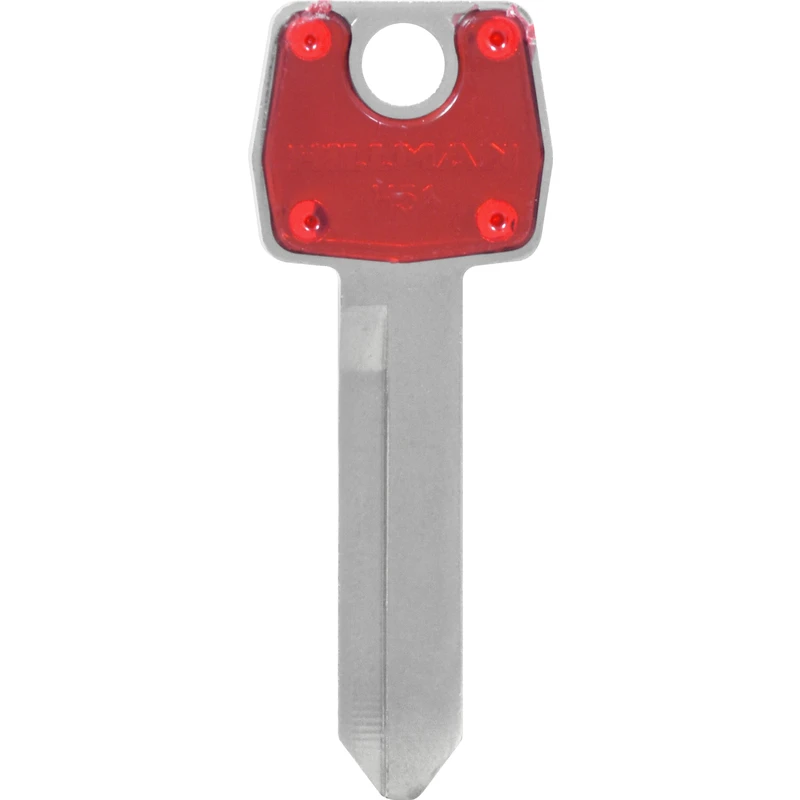 Colorplus Automotive Universal Key Blank H51 Red Double Sided For Ford