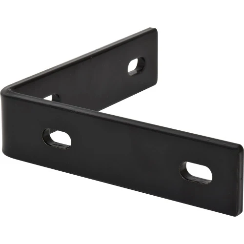 6.25" X 1.5" X 1/4" Black Heavy Duty Corner Brace - 1 Piece