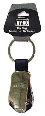 Car Shaped Key Ring with Built-In LED Flashlight
